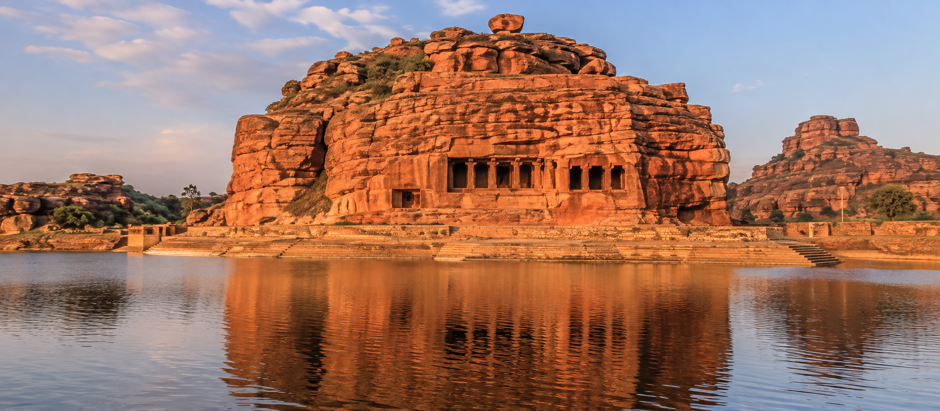 Badami cave temples, Karnataka