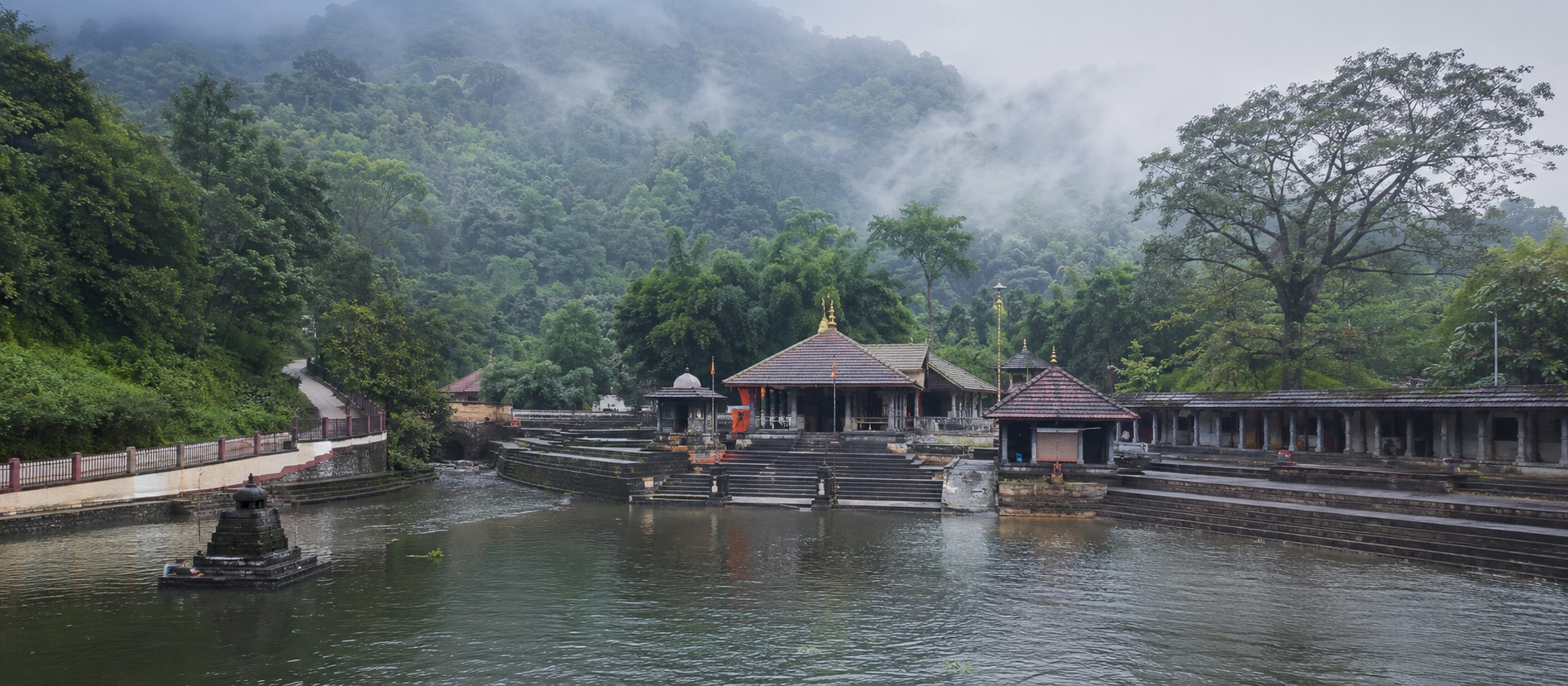 Bhagandeshwara Temple at Bhagamandala, Coorg