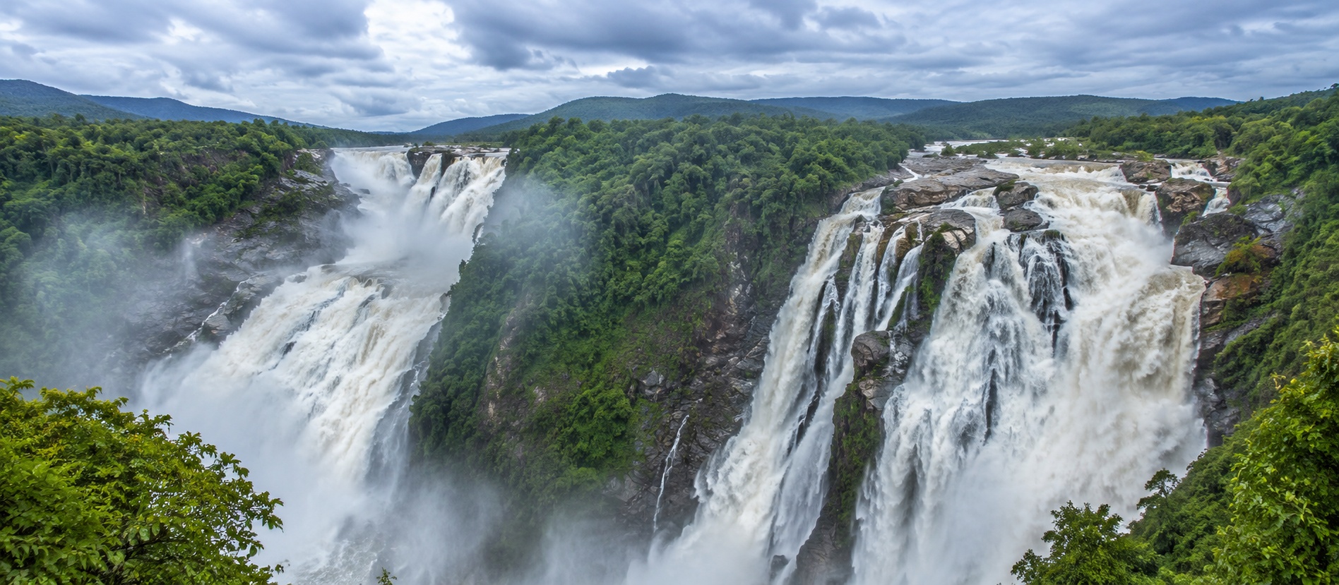 Barachukki Falls at Shivanasamudra, Karnataka