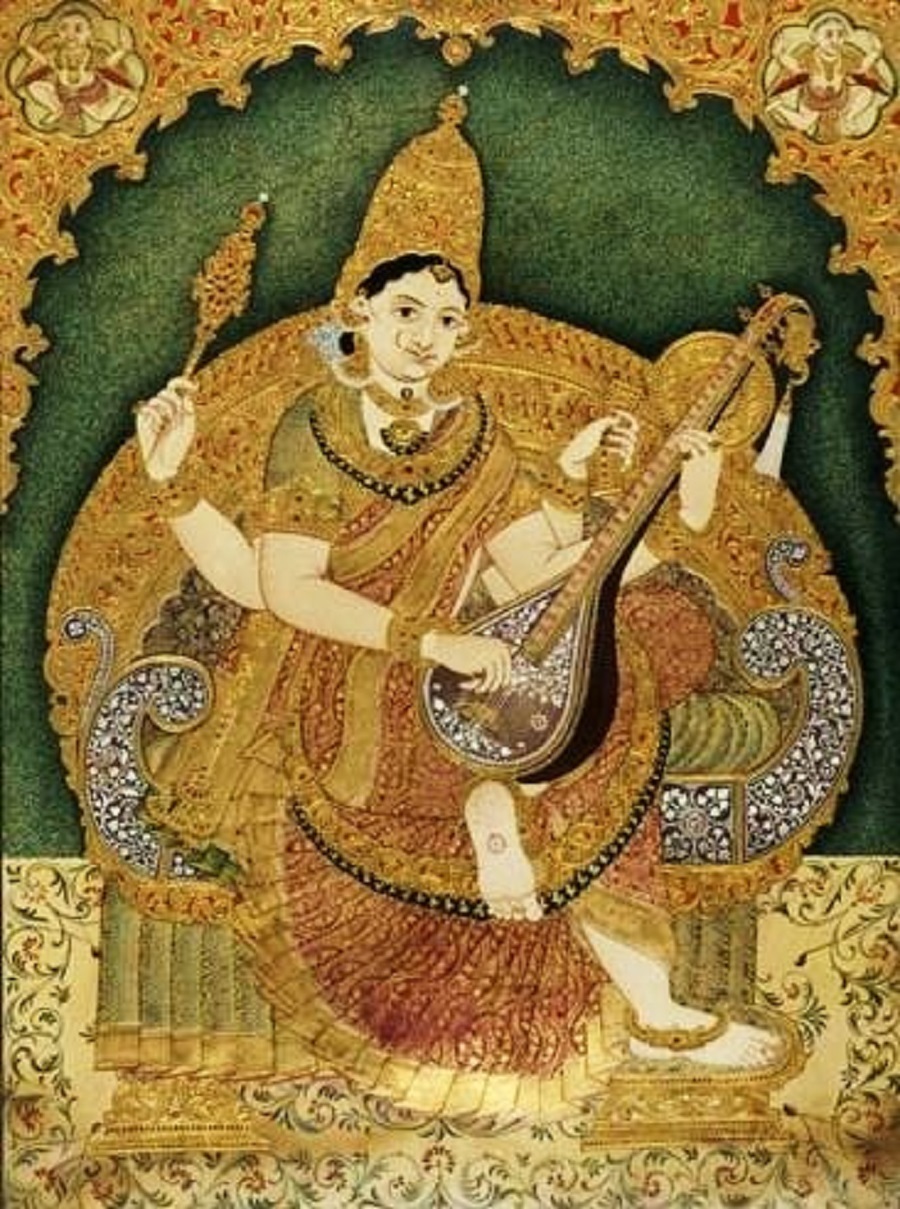 Mysore Traditional Painting detail