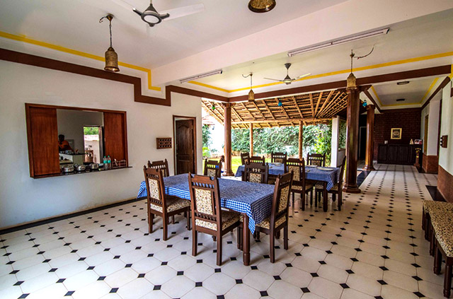 Dining hall at Balkatmane