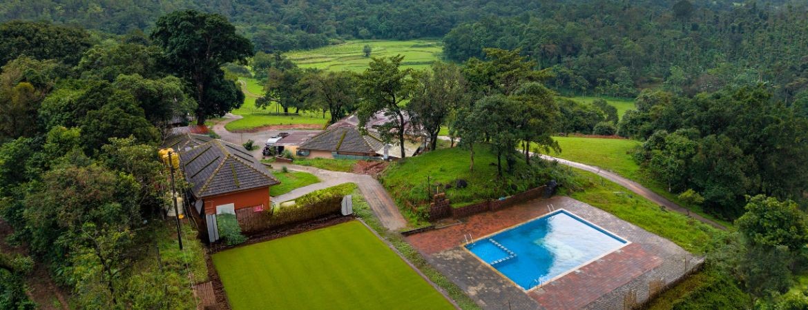 Swimming pool at Sterling Kadumane Hills Sakleshpur
