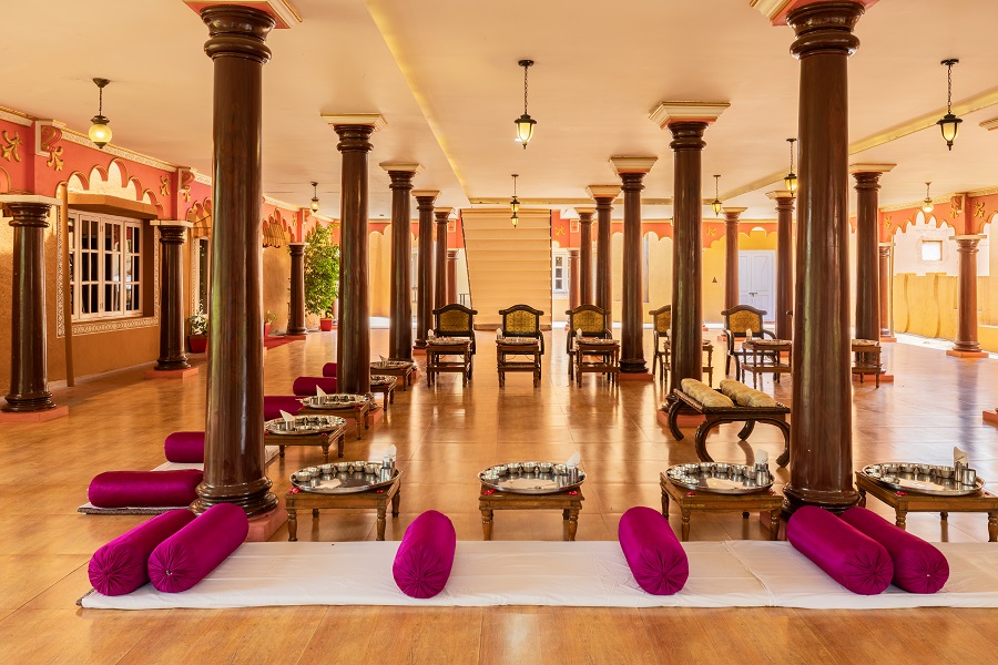 Manvar Restaurant at Vijayshree Resort, Hampi